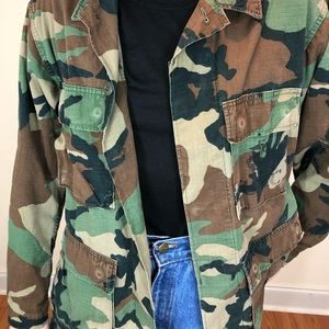 Vintage Military Jungle Camo Jackey